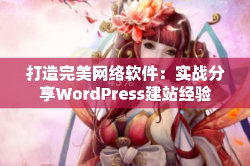 打造完美网络软件：实战分享WordPress建站经验