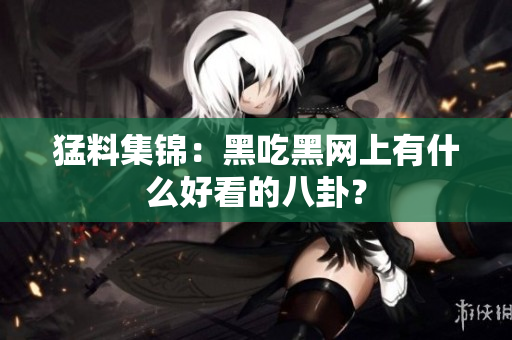 猛料集锦：黑吃黑网上有什么好看的八卦？