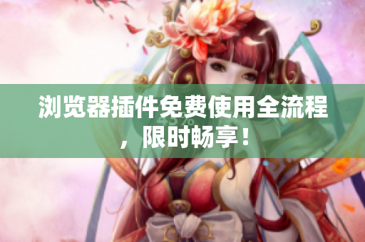 浏览器插件免费使用全流程，限时畅享！