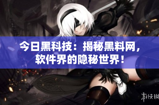 今日黑科技：揭秘黑料网，软件界的隐秘世界！