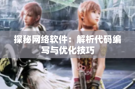 探秘网络软件：解析代码编写与优化技巧