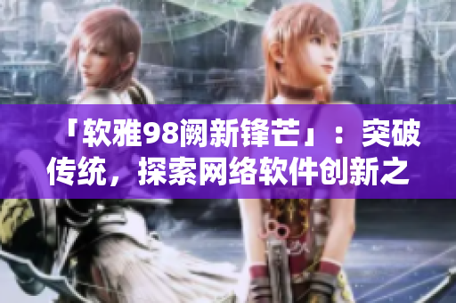「软雅98阙新锋芒」：突破传统，探索网络软件创新之路