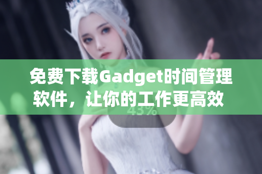 免费下载Gadget时间管理软件，让你的工作更高效  嘉兴