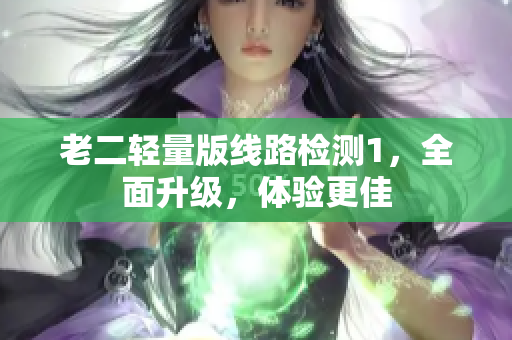 老二轻量版线路检测1，全面升级，体验更佳