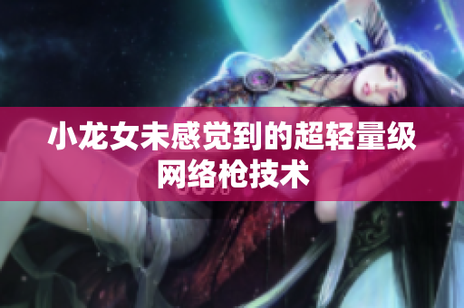 小龙女未感觉到的超轻量级网络枪技术