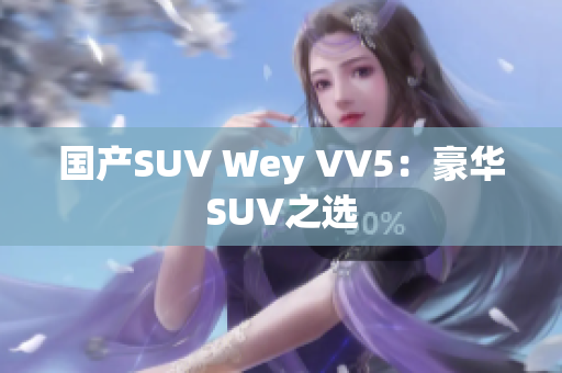 国产SUV Wey VV5：豪华SUV之选