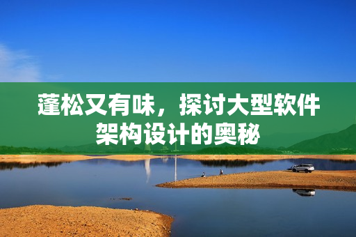 蓬松又有味，探讨大型软件架构设计的奥秘