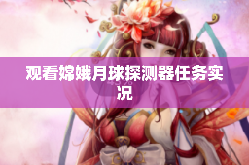 观看嫦娥月球探测器任务实况