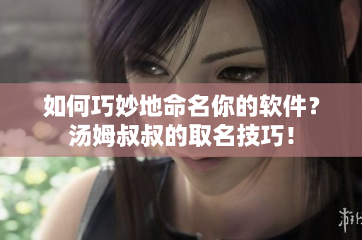 如何巧妙地命名你的软件？汤姆叔叔的取名技巧！