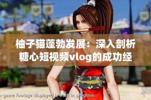 柚子猫蓬勃发展：深入剖析糖心短视频vlog的成功经验