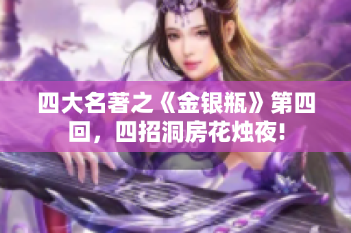 四大名著之《金银瓶》第四回，四招洞房花烛夜!