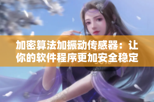 加密算法加振动传感器：让你的软件程序更加安全稳定
