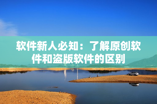 软件新人必知：了解原创软件和盗版软件的区别
