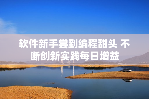 软件新手尝到编程甜头 不断创新实践每日增益