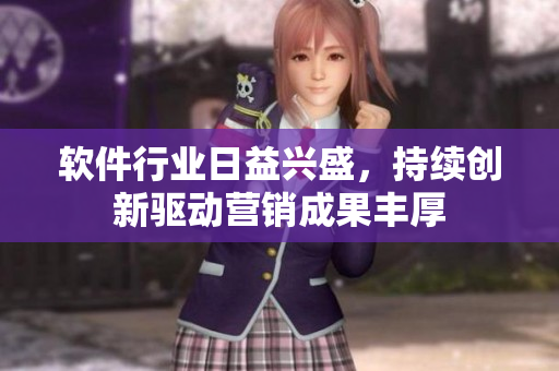 软件行业日益兴盛，持续创新驱动营销成果丰厚