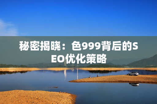 秘密揭晓：色999背后的SEO优化策略