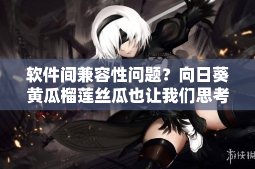 软件间兼容性问题？向日葵黄瓜榴莲丝瓜也让我们思考软件兼容问题