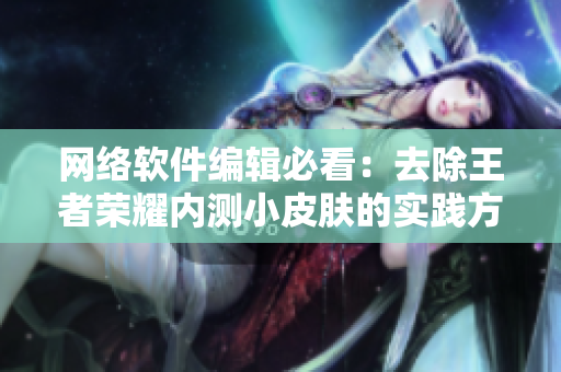 网络软件编辑必看：去除王者荣耀内测小皮肤的实践方法