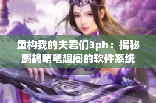 重构我的夫君们3ph：揭秘鹧鸪哨笔趣阁的软件系统