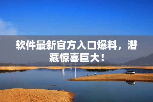 软件最新官方入口爆料，潜藏惊喜巨大！
