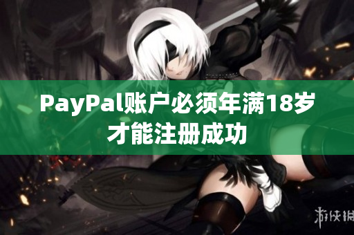 PayPal账户必须年满18岁才能注册成功