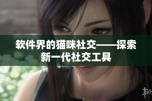 软件界的猫咪社交——探索新一代社交工具