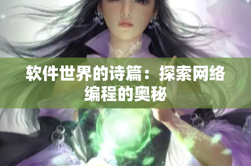 软件世界的诗篇：探索网络编程的奥秘