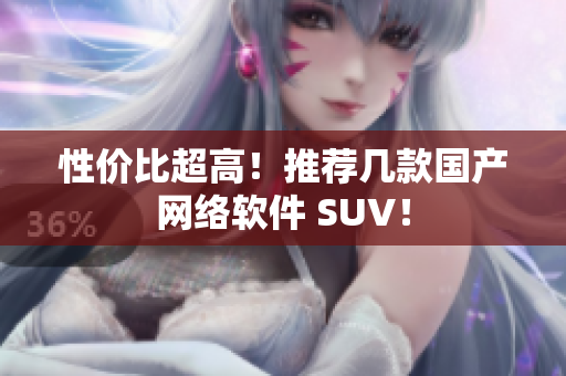 性价比超高！推荐几款国产网络软件 SUV！