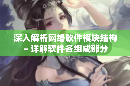 深入解析网络软件模块结构 – 详解软件各组成部分
