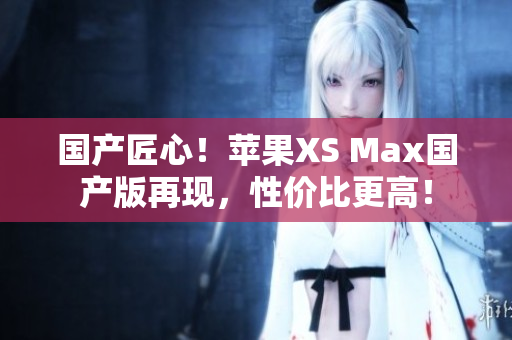 国产匠心！苹果XS Max国产版再现，性价比更高！
