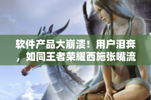 软件产品大崩溃！用户泪奔，如同王者荣耀西施张嘴流眼泪