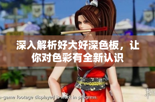 深入解析好大好深色板，让你对色彩有全新认识