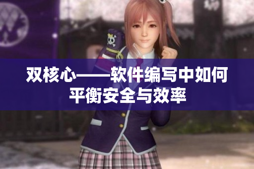 双核心——软件编写中如何平衡安全与效率