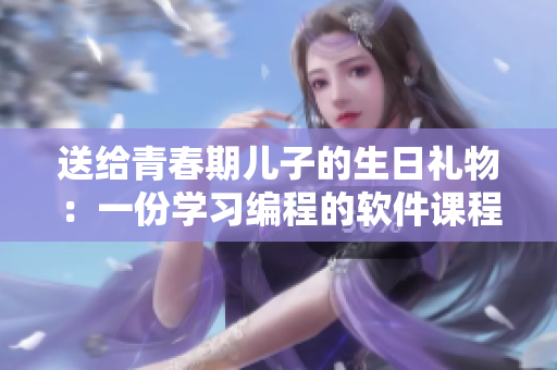 送给青春期儿子的生日礼物：一份学习编程的软件课程