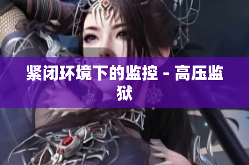 紧闭环境下的监控 - 高压监狱