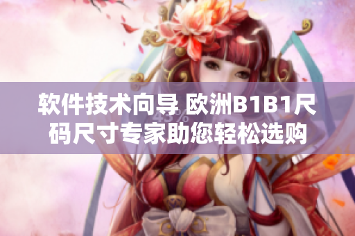 软件技术向导 欧洲B1B1尺码尺寸专家助您轻松选购