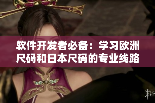 软件开发者必备：学习欧洲尺码和日本尺码的专业线路