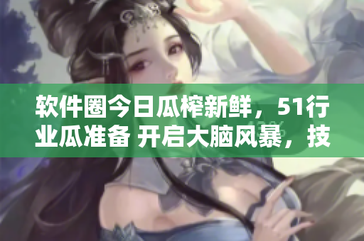 软件圈今日瓜榨新鲜，51行业瓜准备 开启大脑风暴，技术小白看过来
