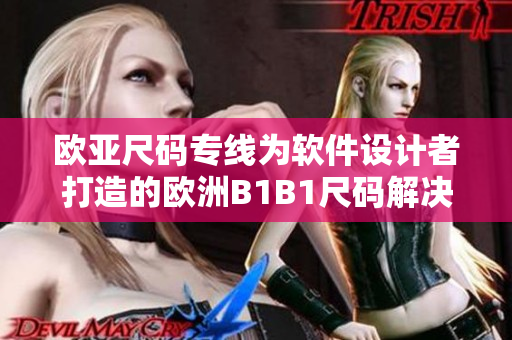欧亚尺码专线为软件设计者打造的欧洲B1B1尺码解决方案