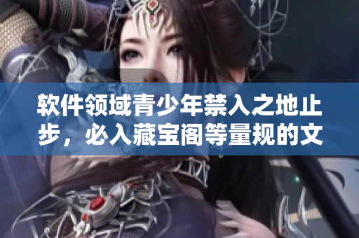 软件领域青少年禁入之地止步，必入藏宝阁等量规的文章.