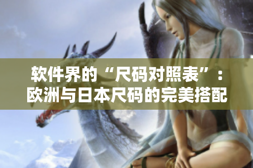 软件界的“尺码对照表”：欧洲与日本尺码的完美搭配