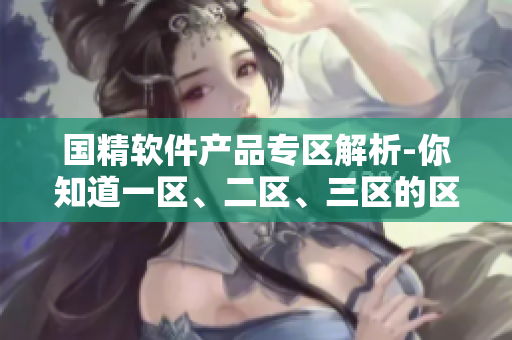 国精软件产品专区解析-你知道一区、二区、三区的区别吗？