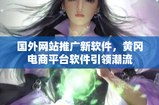 国外网站推广新软件，黄冈电商平台软件引领潮流