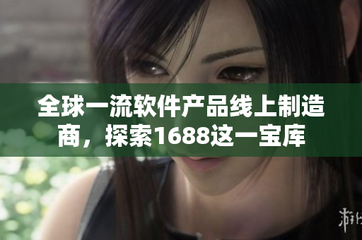 全球一流软件产品线上制造商，探索1688这一宝库