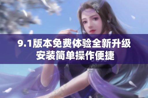9.1版本免费体验全新升级 安装简单操作便捷