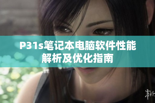 P31s笔记本电脑软件性能解析及优化指南