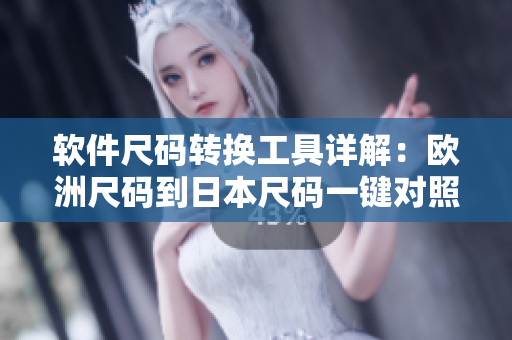 软件尺码转换工具详解：欧洲尺码到日本尺码一键对照