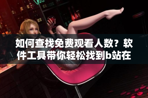 如何查找免费观看人数？软件工具带你轻松找到b站在线视频观看量
