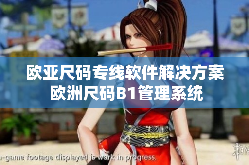 欧亚尺码专线软件解决方案 欧洲尺码B1管理系统