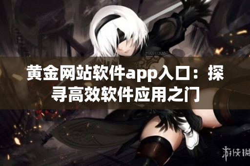 黄金网站软件app入口：探寻高效软件应用之门